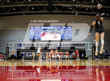 Thumbnail 1 in Columbus vs. Gunter (UIL 3A Volleyball Semi-Final) photogallery.
