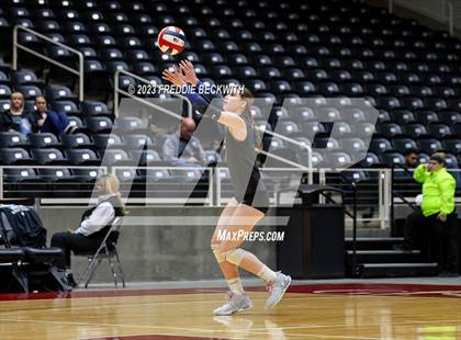 Thumbnail 3 in Columbus vs. Gunter (UIL 3A Volleyball Semi-Final) photogallery.