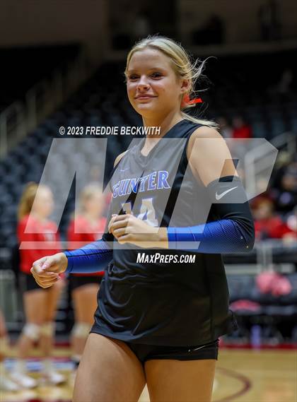 Thumbnail 3 in Columbus vs. Gunter (UIL 3A Volleyball Semi-Final) photogallery.