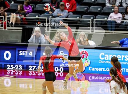 Thumbnail 3 in Columbus vs. Gunter (UIL 3A Volleyball Semi-Final) photogallery.