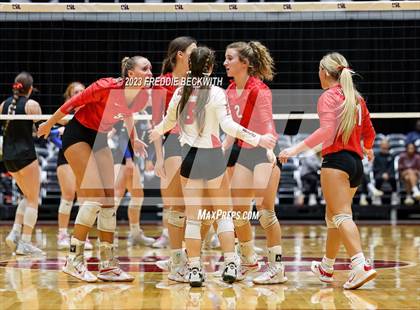 Thumbnail 3 in Columbus vs. Gunter (UIL 3A Volleyball Semi-Final) photogallery.