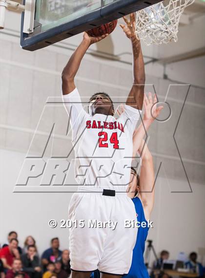Thumbnail 3 in Immanuel vs. Salesian College Preparatory photogallery.