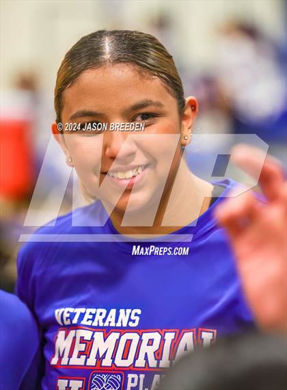 Thumbnail 1 in Pioneer vs. Mission Veterans Memorial (UIL 5A Region IV D2 Area Volleyball) photogallery.