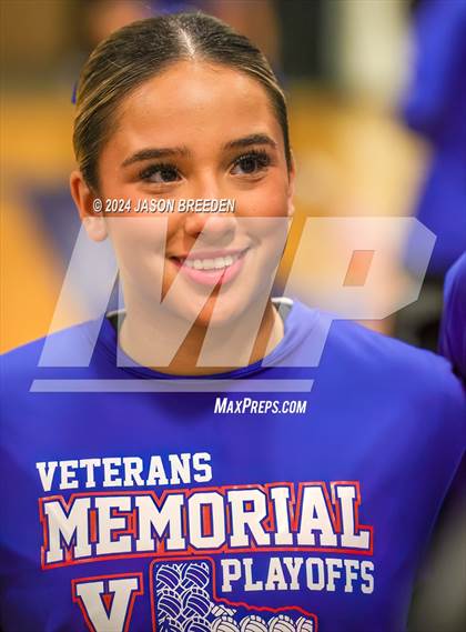Thumbnail 2 in Pioneer vs. Mission Veterans Memorial (UIL 5A Region IV D2 Area Volleyball) photogallery.