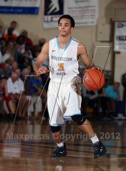Thumbnail 1 in Huntington Prep vs. HCYA North (City of Palms Classic) photogallery.