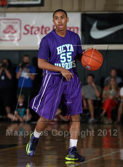 Thumbnail 2 in Huntington Prep vs. HCYA North (City of Palms Classic) photogallery.