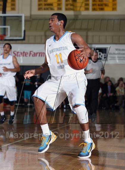 Thumbnail 2 in Huntington Prep vs. HCYA North (City of Palms Classic) photogallery.