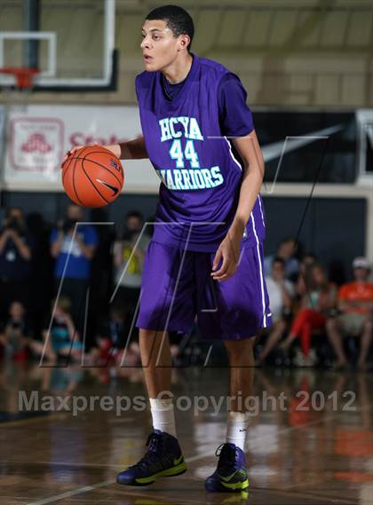 Thumbnail 1 in Huntington Prep vs. HCYA North (City of Palms Classic) photogallery.