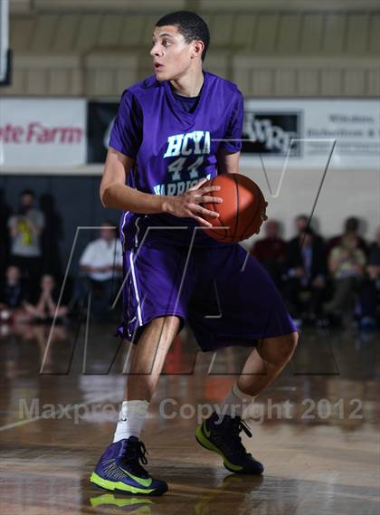 Thumbnail 3 in Huntington Prep vs. HCYA North (City of Palms Classic) photogallery.
