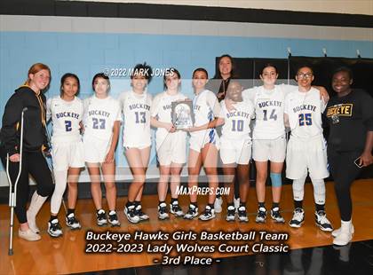 Thumbnail 2 in Buckeye vs. Dysart  (Lady Wolves Court Classic) photogallery.