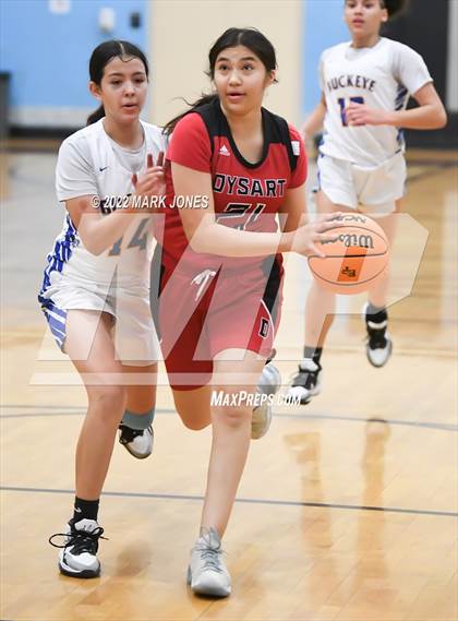 Thumbnail 3 in Buckeye vs. Dysart  (Lady Wolves Court Classic) photogallery.