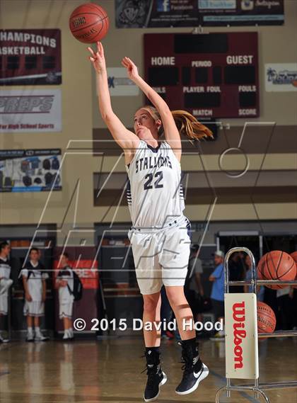 Thumbnail 3 in 2015 MaxPreps Holiday Classic Girls 3 Point Finals photogallery.