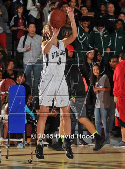 Thumbnail 2 in 2015 MaxPreps Holiday Classic Girls 3 Point Finals photogallery.