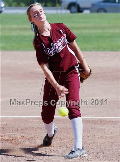 Thumbnail 3 in Calvary Chapel vs. Oxford Academy (CIF SS Semifinal) photogallery.