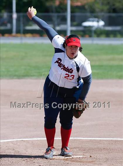 Thumbnail 1 in Calvary Chapel vs. Oxford Academy (CIF SS Semifinal) photogallery.