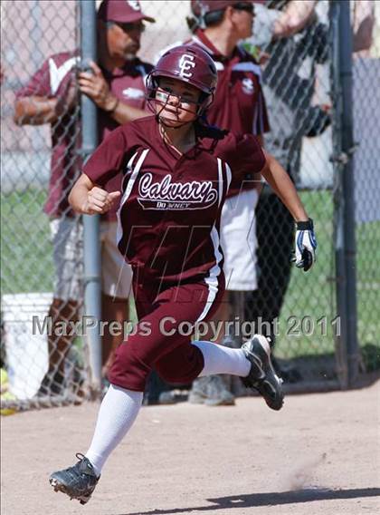 Thumbnail 3 in Calvary Chapel vs. Oxford Academy (CIF SS Semifinal) photogallery.