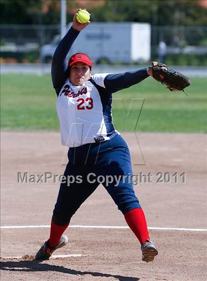 Thumbnail 1 in Calvary Chapel vs. Oxford Academy (CIF SS Semifinal) photogallery.