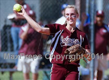 Thumbnail 2 in Calvary Chapel vs. Oxford Academy (CIF SS Semifinal) photogallery.
