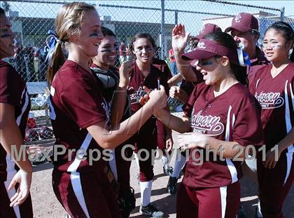 Thumbnail 1 in Calvary Chapel vs. Oxford Academy (CIF SS Semifinal) photogallery.