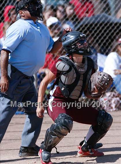 Thumbnail 1 in Calvary Chapel vs. Oxford Academy (CIF SS Semifinal) photogallery.