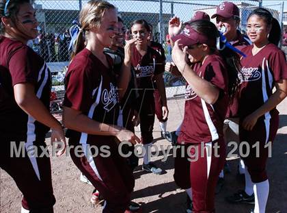 Thumbnail 2 in Calvary Chapel vs. Oxford Academy (CIF SS Semifinal) photogallery.