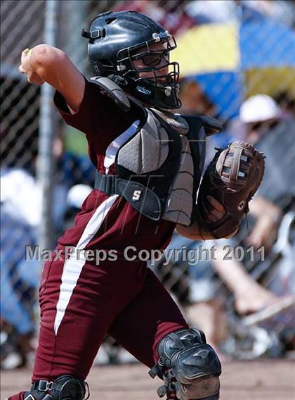 Thumbnail 1 in Calvary Chapel vs. Oxford Academy (CIF SS Semifinal) photogallery.