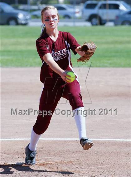 Thumbnail 2 in Calvary Chapel vs. Oxford Academy (CIF SS Semifinal) photogallery.