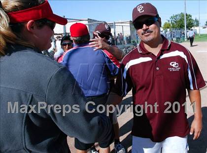 Thumbnail 3 in Calvary Chapel vs. Oxford Academy (CIF SS Semifinal) photogallery.