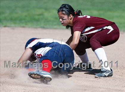 Thumbnail 3 in Calvary Chapel vs. Oxford Academy (CIF SS Semifinal) photogallery.