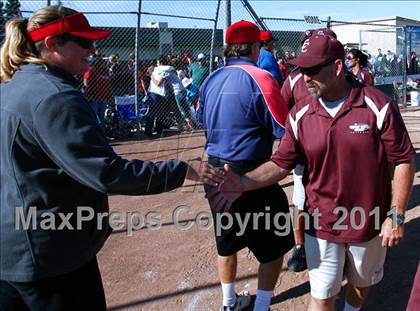 Thumbnail 1 in Calvary Chapel vs. Oxford Academy (CIF SS Semifinal) photogallery.