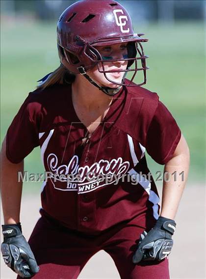 Thumbnail 1 in Calvary Chapel vs. Oxford Academy (CIF SS Semifinal) photogallery.