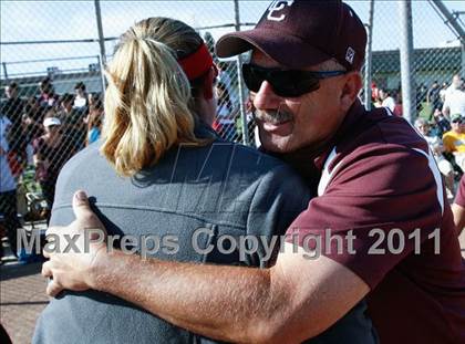 Thumbnail 1 in Calvary Chapel vs. Oxford Academy (CIF SS Semifinal) photogallery.