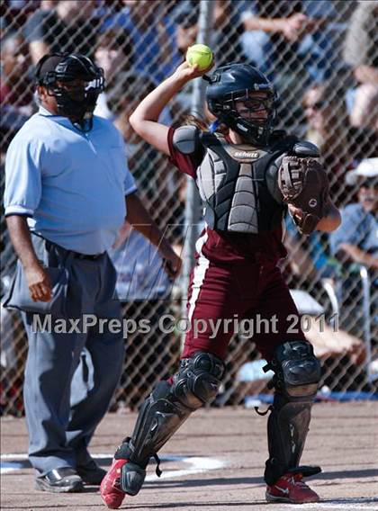 Thumbnail 1 in Calvary Chapel vs. Oxford Academy (CIF SS Semifinal) photogallery.