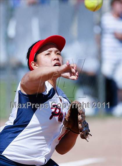 Thumbnail 2 in Calvary Chapel vs. Oxford Academy (CIF SS Semifinal) photogallery.