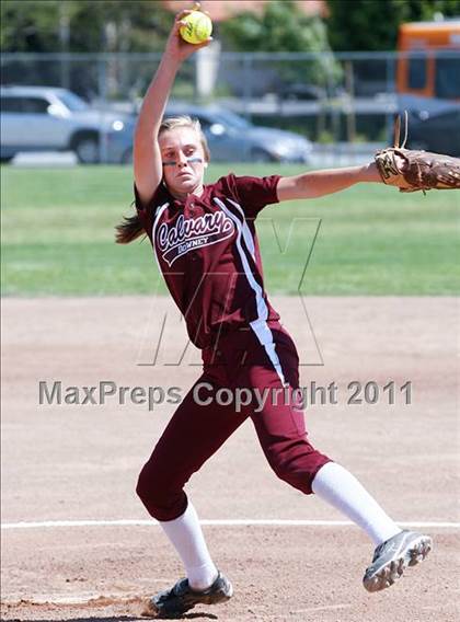 Thumbnail 2 in Calvary Chapel vs. Oxford Academy (CIF SS Semifinal) photogallery.
