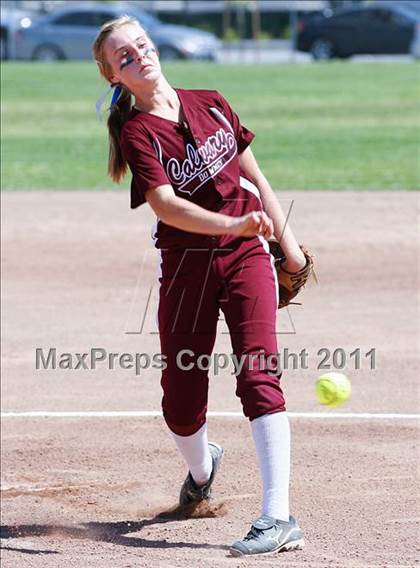 Thumbnail 1 in Calvary Chapel vs. Oxford Academy (CIF SS Semifinal) photogallery.