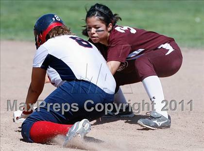 Thumbnail 1 in Calvary Chapel vs. Oxford Academy (CIF SS Semifinal) photogallery.