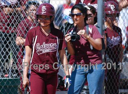 Thumbnail 3 in Calvary Chapel vs. Oxford Academy (CIF SS Semifinal) photogallery.