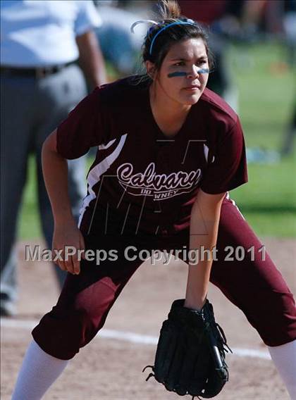 Thumbnail 2 in Calvary Chapel vs. Oxford Academy (CIF SS Semifinal) photogallery.