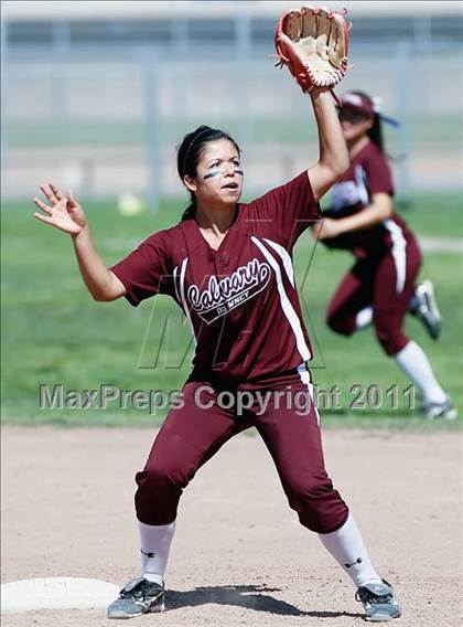 Thumbnail 2 in Calvary Chapel vs. Oxford Academy (CIF SS Semifinal) photogallery.