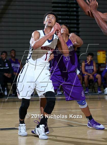 Thumbnail 2 in Cathedral vs. Maranatha (Huntington Park Tournament) photogallery.