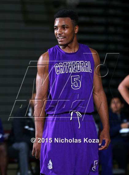 Thumbnail 2 in Cathedral vs. Maranatha (Huntington Park Tournament) photogallery.