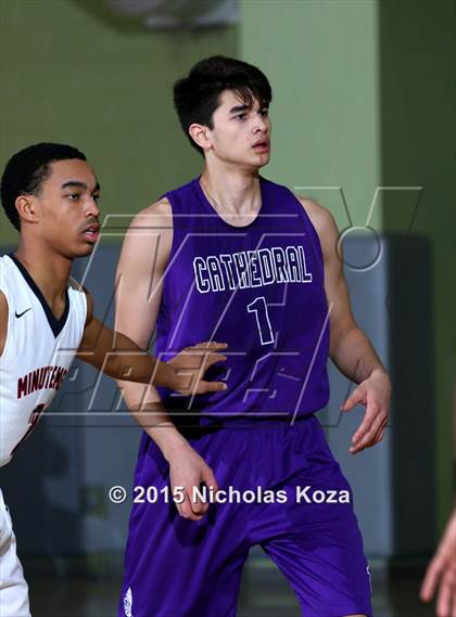 Thumbnail 3 in Cathedral vs. Maranatha (Huntington Park Tournament) photogallery.