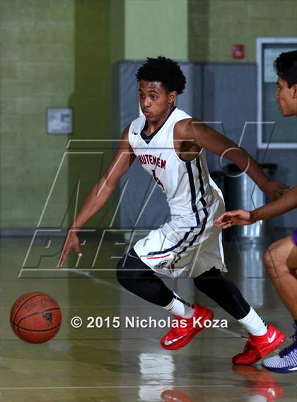 Thumbnail 1 in Cathedral vs. Maranatha (Huntington Park Tournament) photogallery.