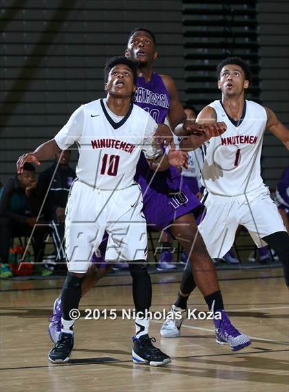 Thumbnail 3 in Cathedral vs. Maranatha (Huntington Park Tournament) photogallery.