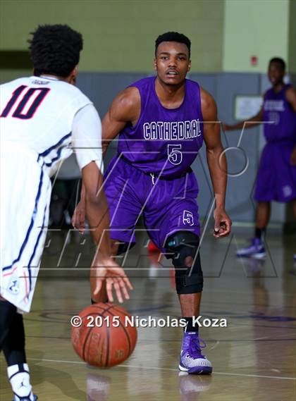 Thumbnail 2 in Cathedral vs. Maranatha (Huntington Park Tournament) photogallery.