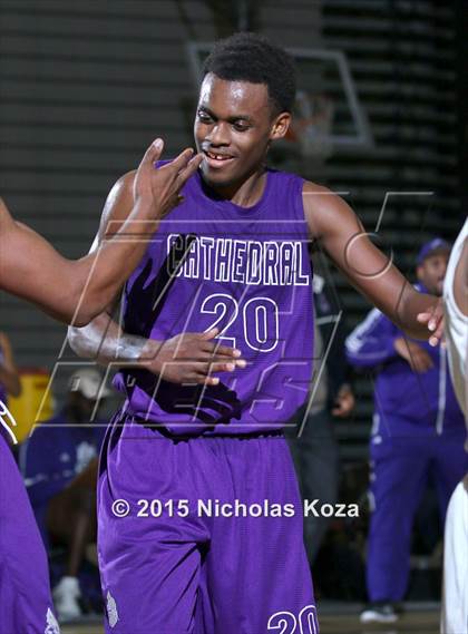 Thumbnail 3 in Cathedral vs. Maranatha (Huntington Park Tournament) photogallery.
