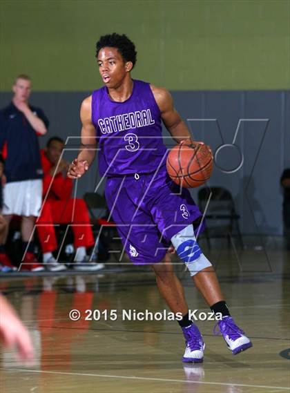 Thumbnail 2 in Cathedral vs. Maranatha (Huntington Park Tournament) photogallery.