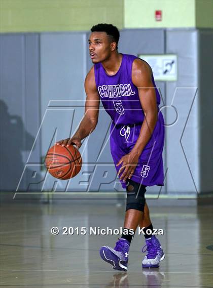 Thumbnail 1 in Cathedral vs. Maranatha (Huntington Park Tournament) photogallery.
