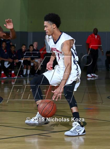 Thumbnail 1 in Cathedral vs. Maranatha (Huntington Park Tournament) photogallery.